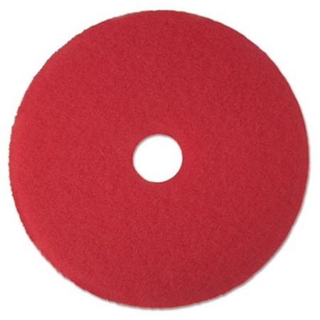 Seatsolutions Buffer Floor Pad 5100  19 in.   Red  5 Pads-Carton SE619699